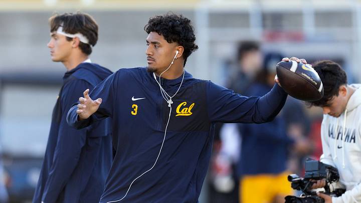 Cal quarterback Jaron-Keawe Sagapolutele