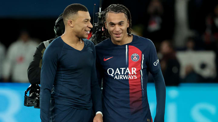 Kylian Mbappé mit seinem Bruder Ethan