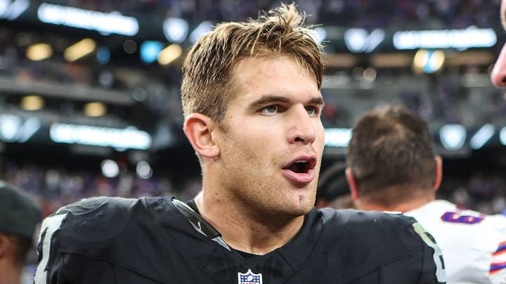 Las Vegas Raiders tight end Michael Mayer