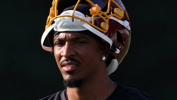 Washington Commanders quarterback Jayden Daniels