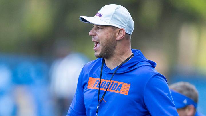 Florida head football coach Jon Sumrall