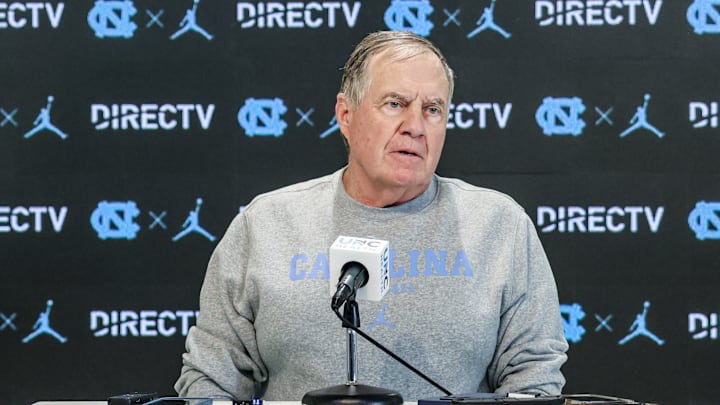North Carolina head coach Bill Belichick