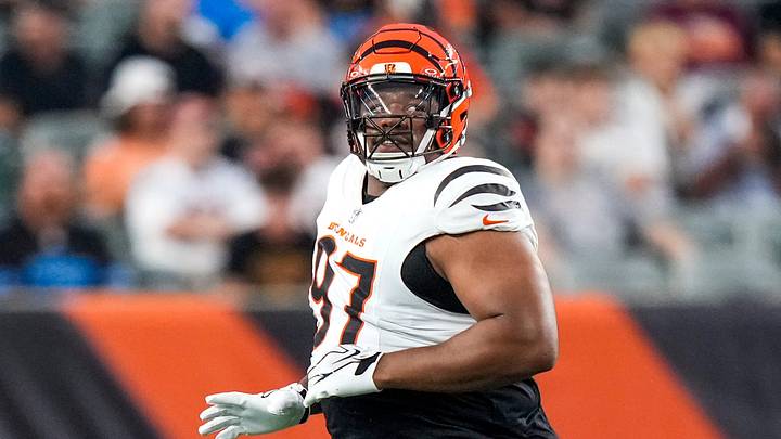 Cincinnati Bengals defensive tackle Dexter Lawrence II (97) runs off the field in the first quarter of the NFL Preseason game between the Cincinnati Bengals and the Detroit Lions at Paycor Stadium in Cincinnati on Thursday, Aug. 13, 2026. Cincinnati Bengals defensive tackle Dexter Lawrence II (97) runs off the field in the first quarter of the NFL Preseason game between the Cincinnati Bengals and the Detroit Lions at Paycor Stadium in Cincinnati on Thursday, Aug. 13, 2026.