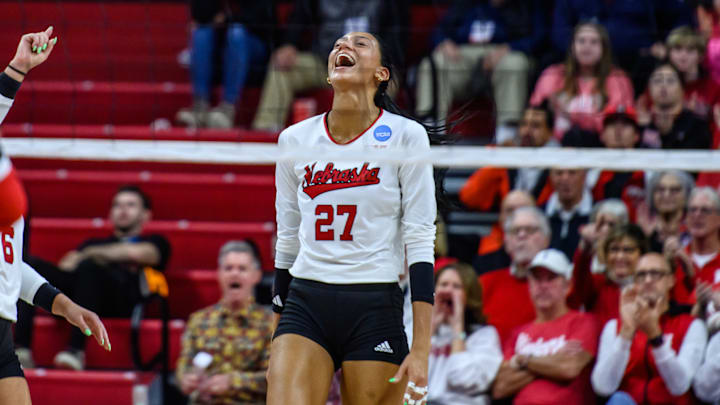 Harper Murray had 22 kills against Dayton, the most by a Husker in an NCAA Tournament game. Harper Murray had 22 kills against Dayton, the most by a Husker in an NCAA Tournament game.