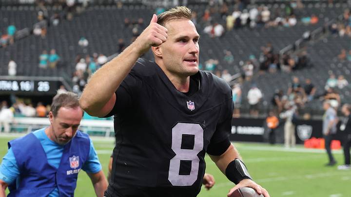Las Vegas Raiders quarterback Kirk Cousins