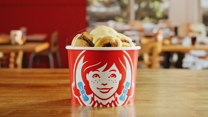 Wendy's Cinnabon Pull-Apart on its breakfast menu