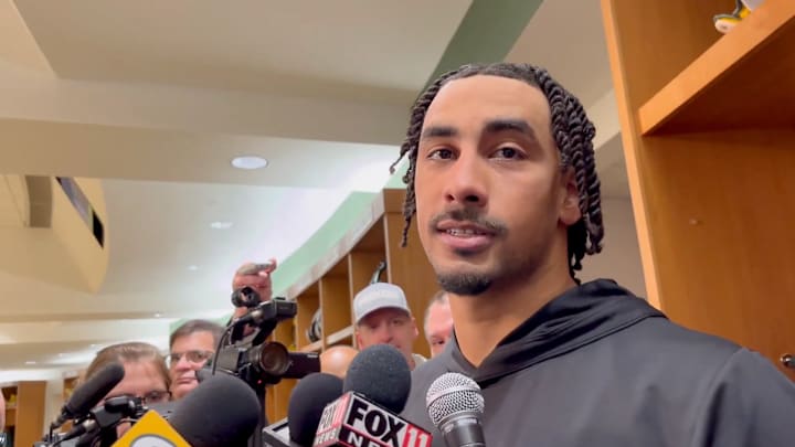 Green Bay Packers quarterback Jordan Love on Jan. 8, 2025.