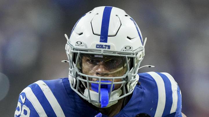 Indianapolis Colts running back Jonathan Taylor rushes the ball
