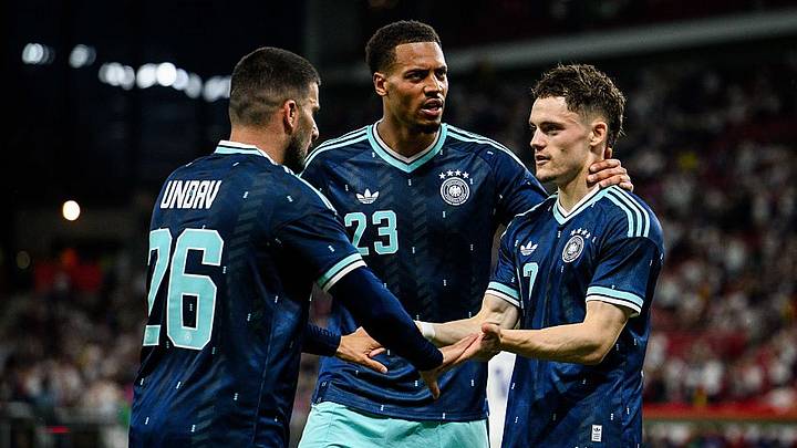 Germany is in sparkling form. Germany is in sparkling form.