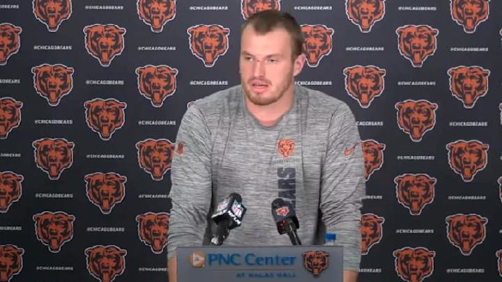 Theo Benedet has faced plenty of challenges in his stint as Bears left tackle starter and his continued improvement can by huge for the Bears going forward. Theo Benedet has faced plenty of challenges in his stint as Bears left tackle starter and his continued improvement can by huge for the Bears going forward.