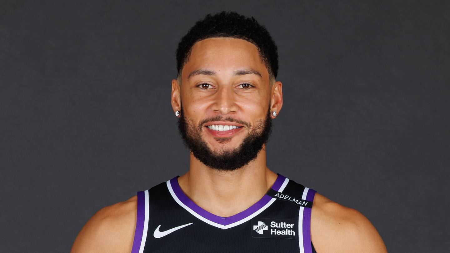 Sep 28, 2026; Sacramento, CA, USA; Sacramento Kings guard Ben Simmons (25) during media day at Golden 1 Center. Mandatory