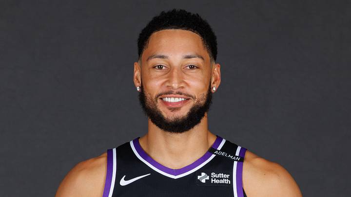 Sep 28, 2026; Sacramento, CA, USA;  Sacramento Kings guard Ben Simmons (25) during media day at Golden 1 Center.  Mandatory Credit: Sergio Estrada-Imagn Images