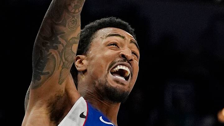 Oct 14, 2026; Minneapolis, Minnesota, USA; Detroit Pistons forward John Collins (20) dunks against the Minnesota Timberwolves in the first quarter at Target Center. Mandatory Credit: Bruce Kluckhohn-Imagn Images Oct 14, 2026; Minneapolis, Minnesota, USA; Detroit Pistons forward John Collins (20) dunks against the Minnesota Timberwolves in the first quarter at Target Center. Mandatory Credit: Bruce Kluckhohn-Imagn Images
