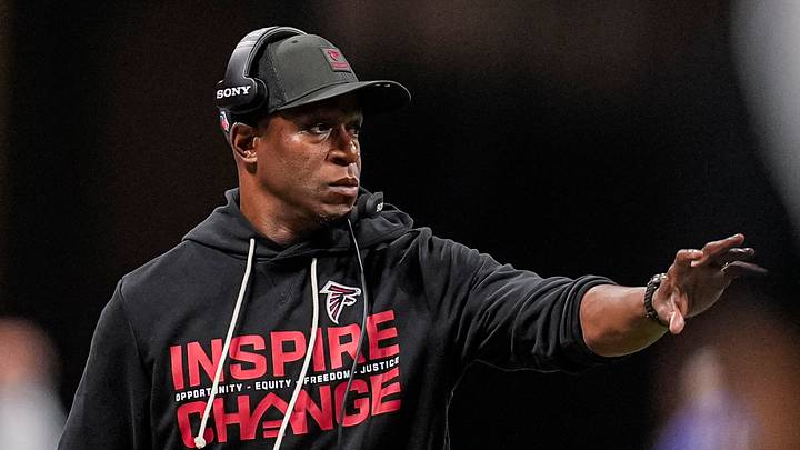 Atlanta Falcons head coach Raheem Morris