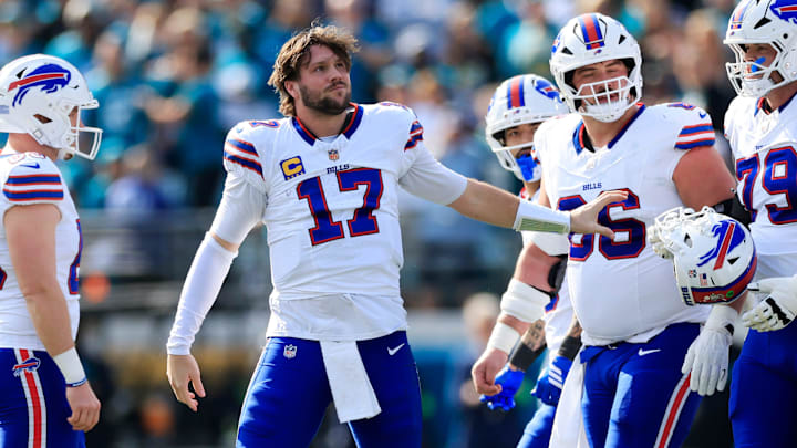 Josh Allen's foot injury was a topic of conversation as Joe Brady addressed the media at the NFL combine on Tuesday. Josh Allen's foot injury was a topic of conversation as Joe Brady addressed the media at the NFL combine on Tuesday.