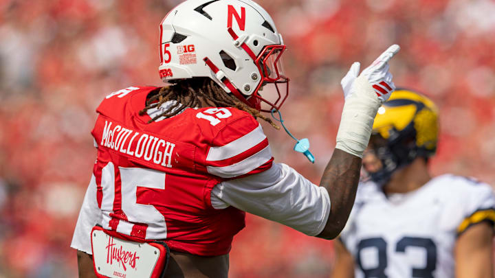 Nebraska linebacker Dasan McCullough was named an All-Big Ten Honorable Mention for his efforts in 2025. Nebraska linebacker Dasan McCullough was named an All-Big Ten Honorable Mention for his efforts in 2025.