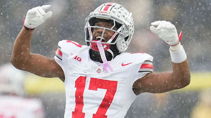 Ohio State Buckeyes - wide receiver Carnell Tate Ohio State Buckeyes - wide receiver Carnell Tate