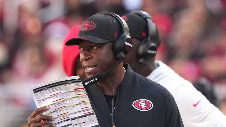 San Francisco 49ers defensive coordinator Raheem Morris San Francisco 49ers defensive coordinator Raheem Morris