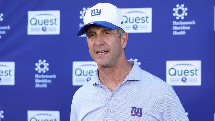 New York Giants - head coach John Harbaugh 
