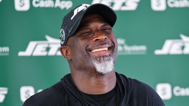 New York Jets head coach Aaron Glenn