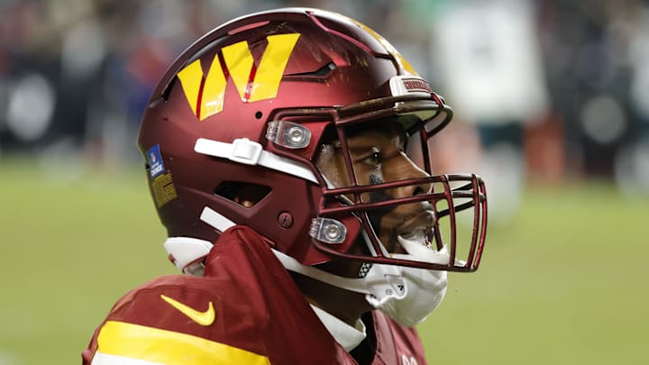 Washington Commanders wide receiver Treylon Burks 