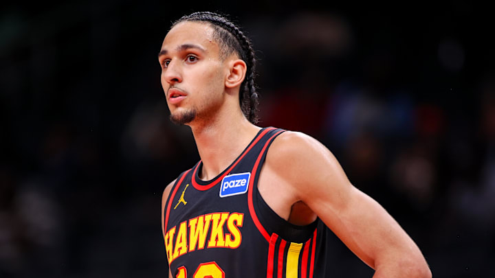 Atlanta Hawks forward Zaccharie Risacher