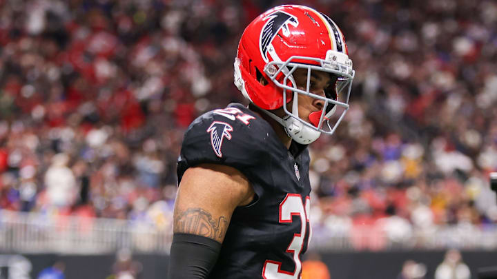 Atlanta Falcons safety Xavier Watts 