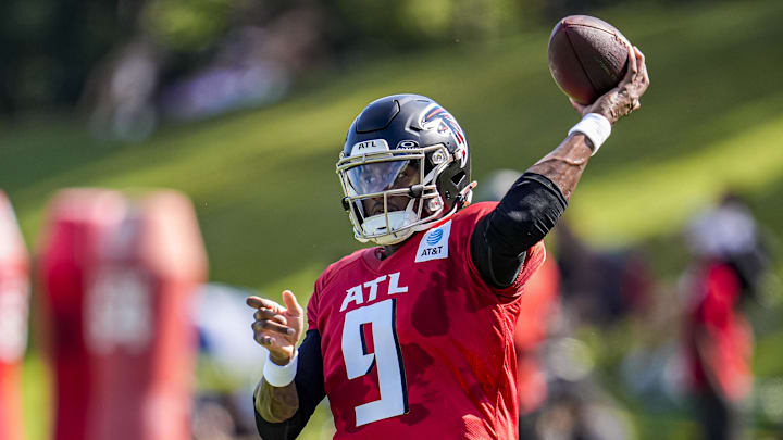 Atlanta Falcons quarterback Michael Penix Jr. was involved in a brawl with the Tennessee Titans at Wednesday's Practice. Atlanta Falcons quarterback Michael Penix Jr. was involved in a brawl with the Tennessee Titans at Wednesday's Practice.