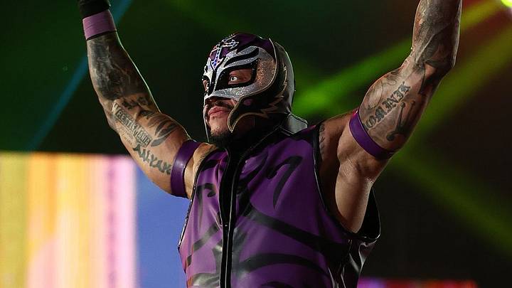 Rey Mysterio at Triplemania 34: Night 1 at MGM Grand Garden Arena on September 11, 2026 in Las Vegas, Nevada. Rey Mysterio at Triplemania 34: Night 1 at MGM Grand Garden Arena on September 11, 2026 in Las Vegas, Nevada.