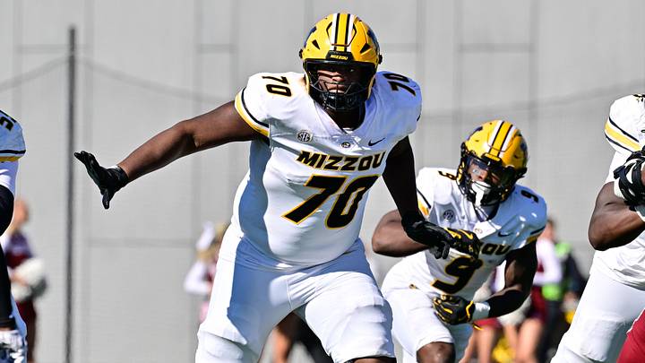 Missouri Tigers offensive lineman Cayden Green Missouri Tigers offensive lineman Cayden Green