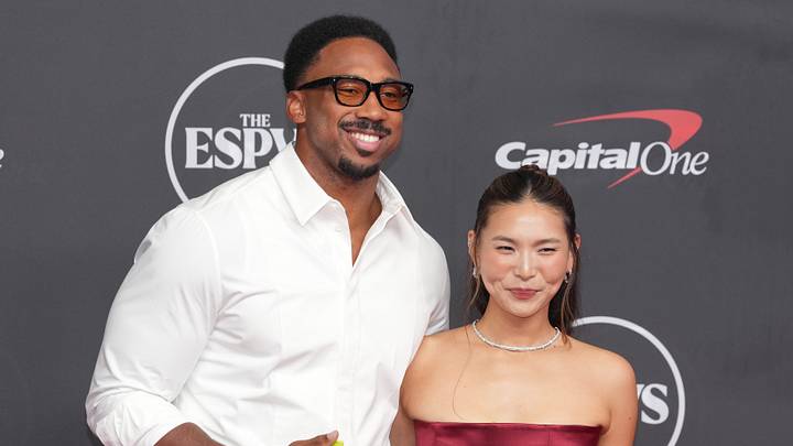 Chloe Kim and Myles Garrett arrive on the red carpet before the 2026 ESPY Awards at Lincoln Center. Chloe Kim and Myles Garrett arrive on the red carpet before the 2026 ESPY Awards at Lincoln Center.