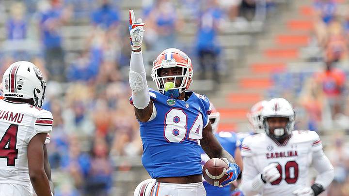Former Gators tight end Kyle Pitts etched himself as one of Florida's best offensive weapons of all time across a three-year career from 2018-20. Former Gators tight end Kyle Pitts etched himself as one of Florida's best offensive weapons of all time across a three-year career from 2018-20.