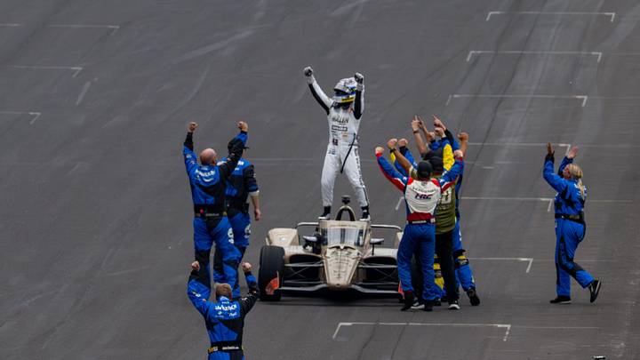 Felix Rosenqvist beat David Malukas in the final second of the 2026 Indy 500.