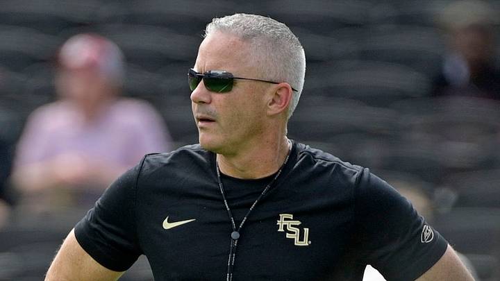 Oct 3, 2026; Tallahassee, Florida, USA; Florida State Seminoles head coach Mike Norvell before the game against the Virginia Cavaliers at Doak S. Campbell Stadium. Mandatory Credit: Melina Myers-Imagn Images Oct 3, 2026; Tallahassee, Florida, USA; Florida State Seminoles head coach Mike Norvell before the game against the Virginia Cavaliers at Doak S. Campbell Stadium. Mandatory Credit: Melina Myers-Imagn Images