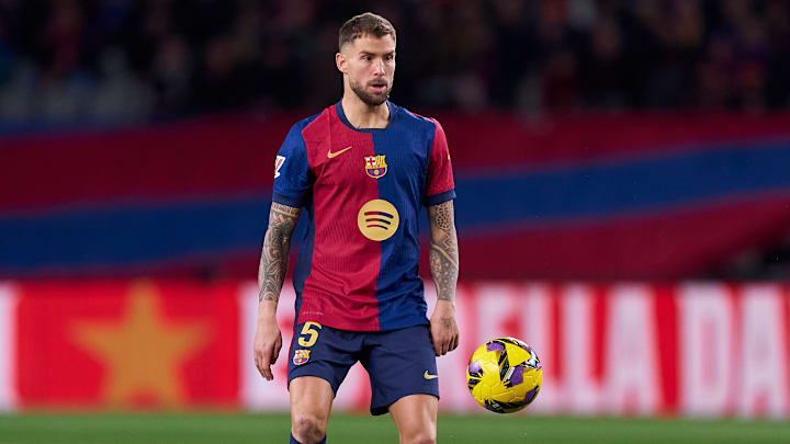 Íñigo Martínez fue reemplazado por Ronald Araújo en la final de la Supercopa de España 