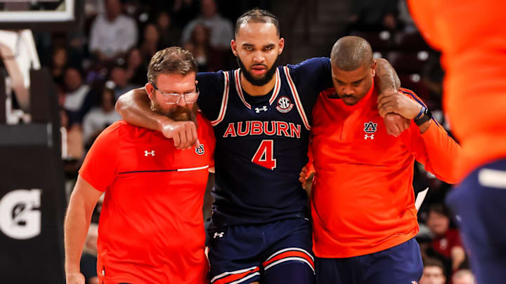 The Auburn star will miss a bit of time with an ankle injury