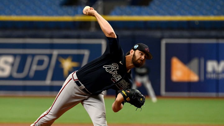 Starting pitcher Ian Anderson could be pitching with the Atlanta braves as soon as next week. Starting pitcher Ian Anderson could be pitching with the Atlanta braves as soon as next week.