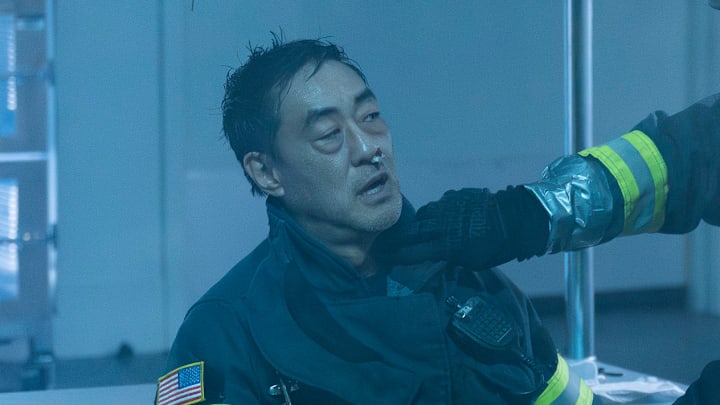 9-1-1 - ÒLab RatsÓ - Athena and Buck are in a race against time to rescue the rest of the 118 following the fire in the bio lab. THURSDAY, APRIL 17 (THURSDAY, APRIL 17) on ABC. KENNETH CHOI, ANIRUDH PISHARODY