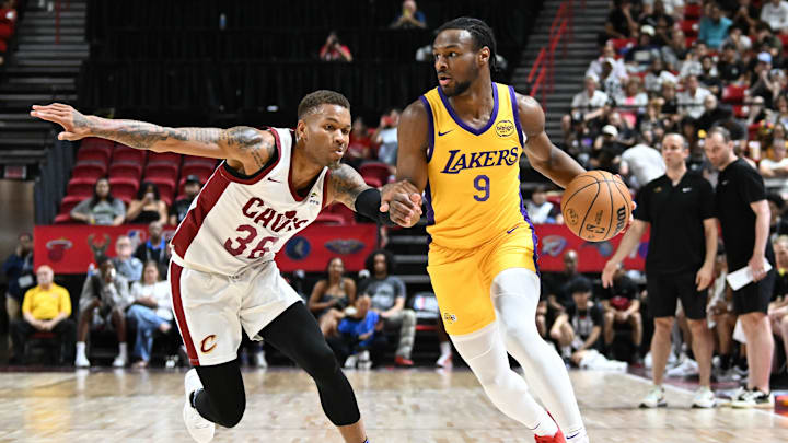 Bronny James ya participó con Los Angeles Lakers en la Liga de Verano