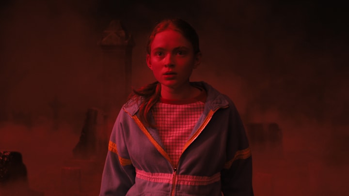 STRANGER THINGS. Sadie Sink as Max Mayfield in STRANGER THINGS. Cr. Courtesy of Netflix © 2022