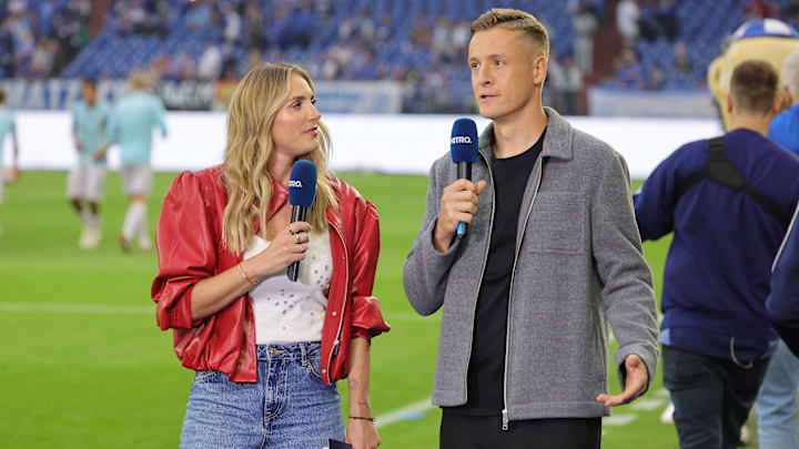 Felix Kroos im Einsatz als TV-Experte auf Schalke (Archivbild)