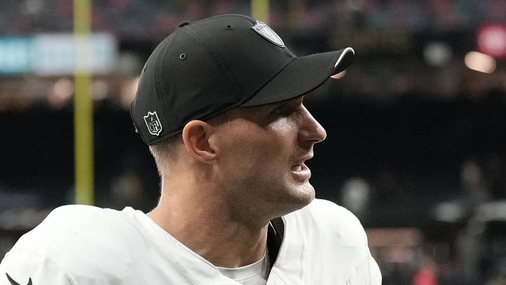 Sep 27, 2026; New Orleans, Louisiana, USA; Las Vegas Raiders quarterback Kirk Cousins (8) looks on after defeating against the New Orleans Saintsat Caesars Superdome. Mandatory Credit: Matthew Hinton-Imagn Images Sep 27, 2026; New Orleans, Louisiana, USA; Las Vegas Raiders quarterback Kirk Cousins (8) looks on after defeating against the New Orleans Saintsat Caesars Superdome. Mandatory Credit: Matthew Hinton-Imagn Images