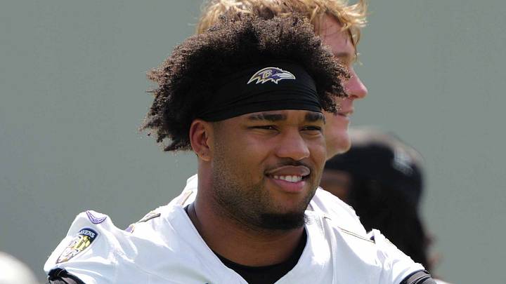 Baltimore Ravens linebacker Mike Green (15). Mandatory Credit: Mitch Stringer-Imagn Images