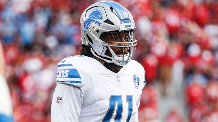 Detroit Lions linebacker James Houston (41) Detroit Lions linebacker James Houston (41)