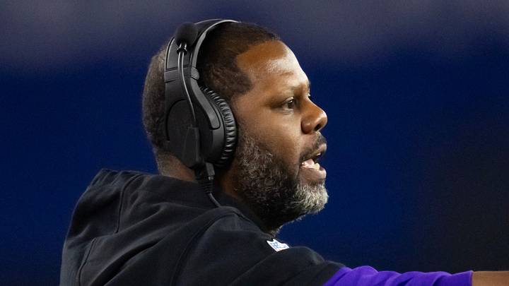 Washington Commanders defensive coordinator Daronte Jones Washington Commanders defensive coordinator Daronte Jones