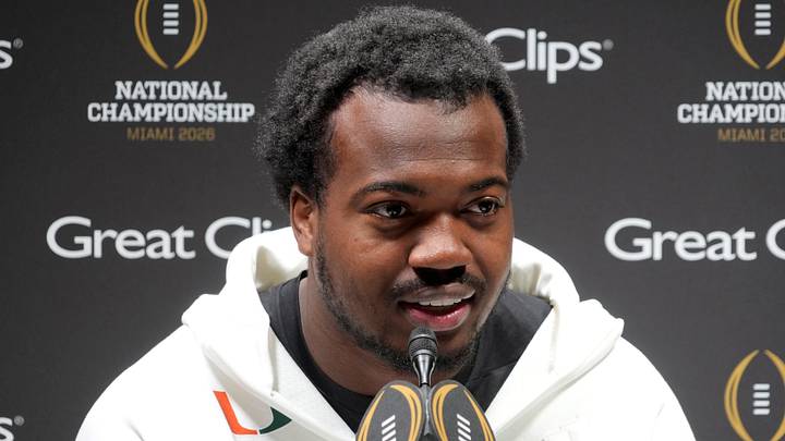 Miami Hurricanes defensive lineman Rueben Bain Jr. 