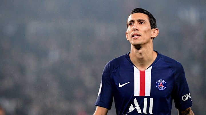 Angel Di Maria sous les couleurs du Paris Saint-Germain.