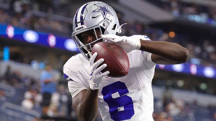 Dallas Cowboys wide receiver Camden Brown catches a pass before the game against the New Orleans Saints. Dallas Cowboys wide receiver Camden Brown catches a pass before the game against the New Orleans Saints.