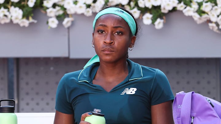 Coco Gauff lost to Linda Noskova at the Madrid Open.