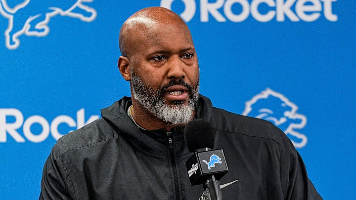 Detroit Lions executive vice president and general manager Brad Holmes